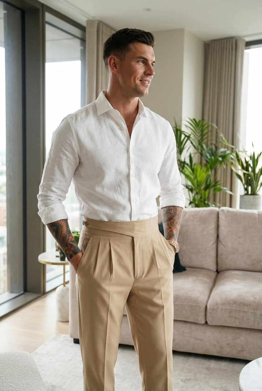 Lockhart Pants - Cream