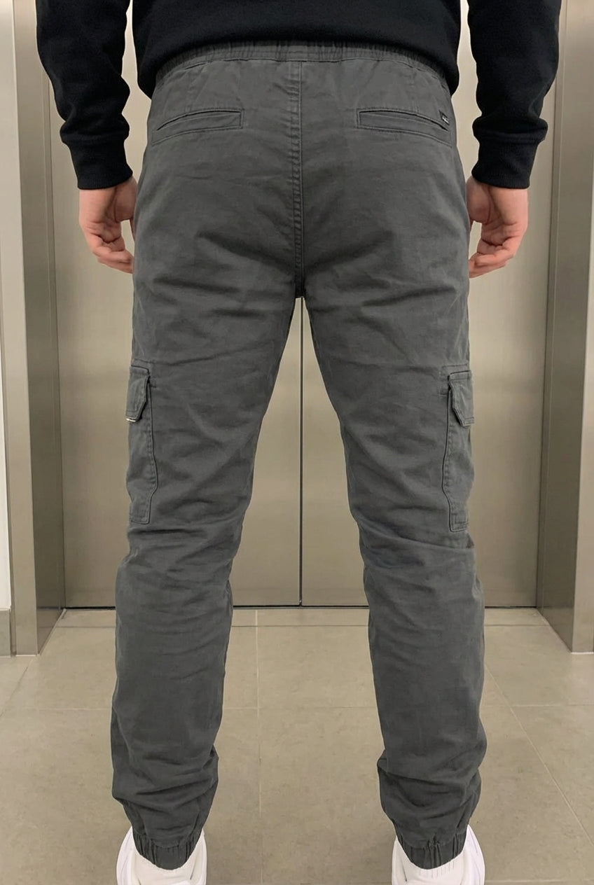 Revley Cargo Jogger - Grey