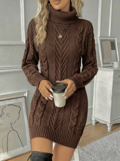 Revley | Clara Cable Knit Sweater Dress