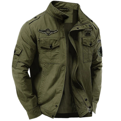 Varel men's structured military jacket