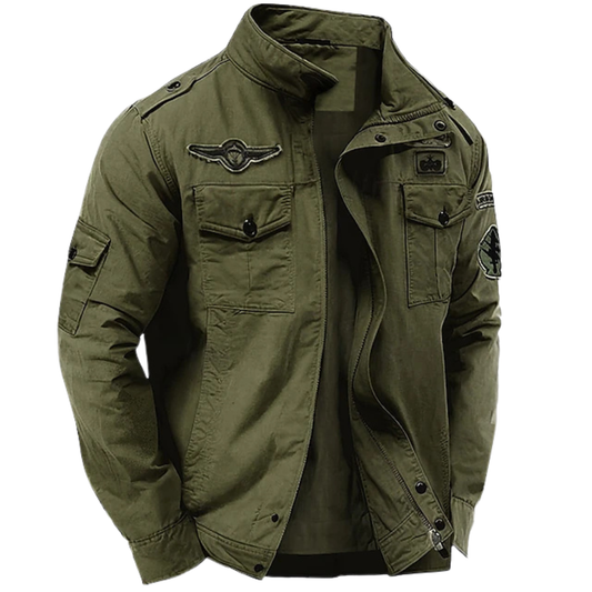 Varel men's structured military jacket