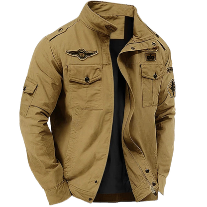 Varel military jacket with functional pockets