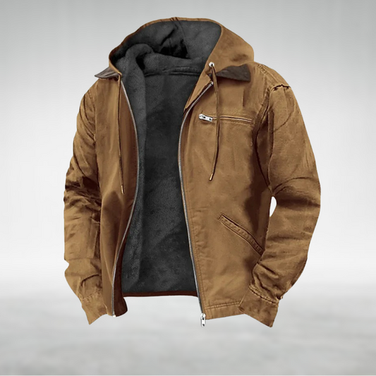 David men's casual hooded jacket