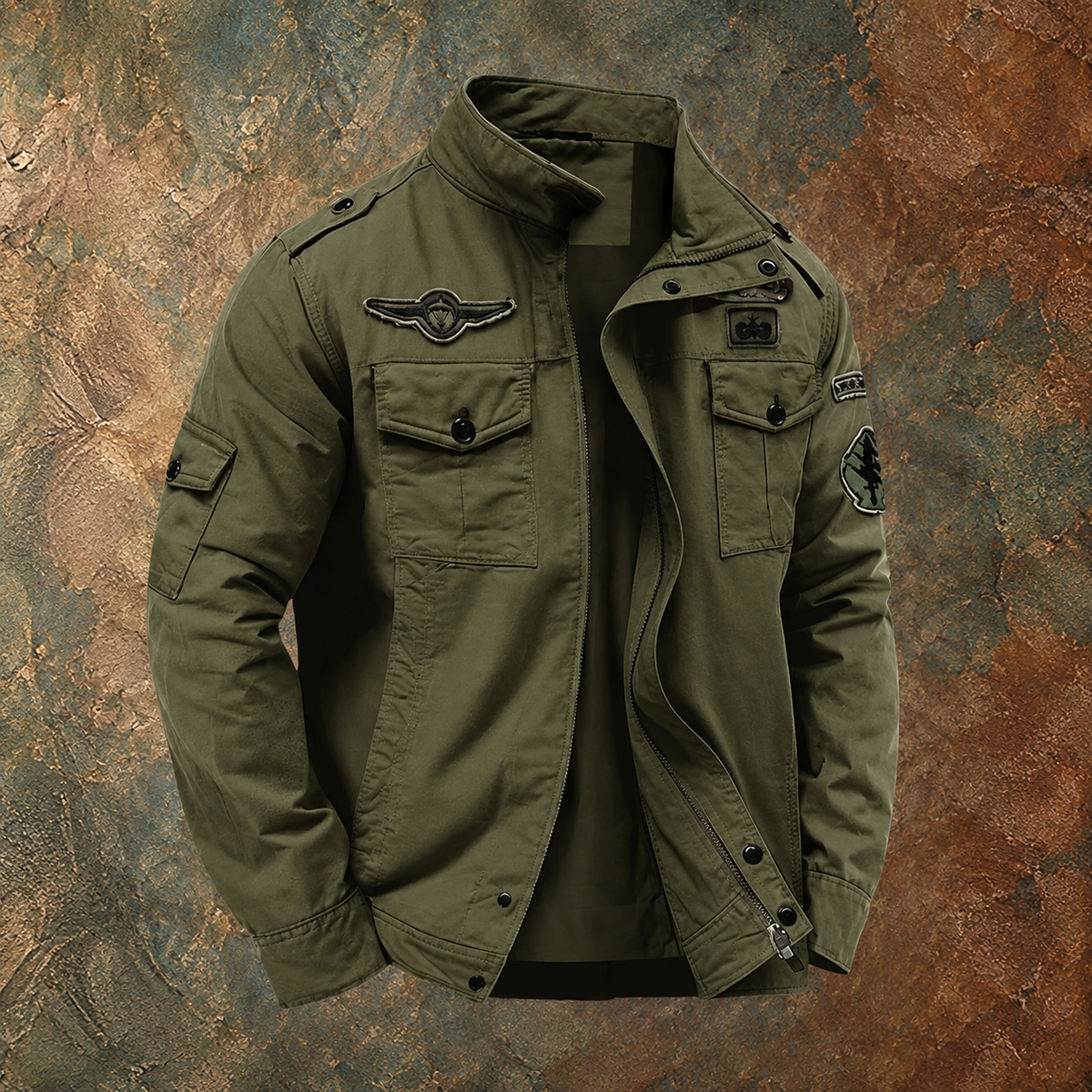Varel jacket styled with jeans