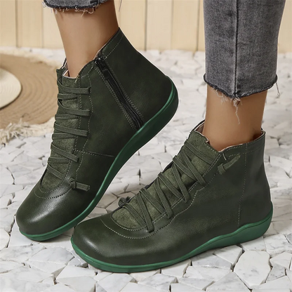 Heloise | Zip-Up Ankle Boots with Non-Slip Sole