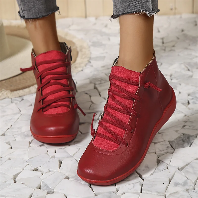 Heloise | Zip-Up Ankle Boots with Non-Slip Sole