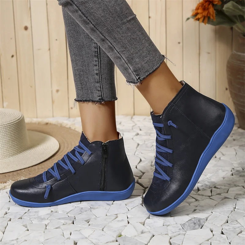 Heloise | Zip-Up Ankle Boots with Non-Slip Sole