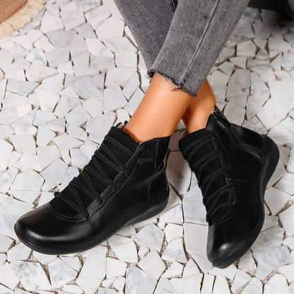 Heloise | Zip-Up Ankle Boots with Non-Slip Sole