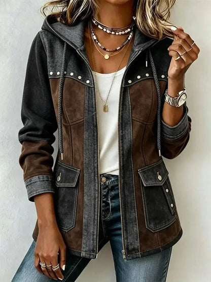 Decla | Véronique Two-Material Hooded Jacket