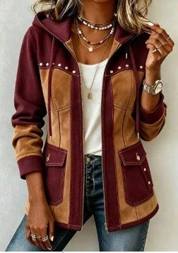 Decla | Véronique Two-Material Hooded Jacket