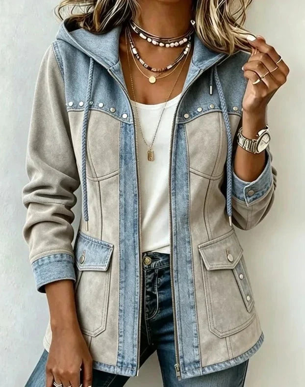 Decla | Véronique Two-Material Hooded Jacket
