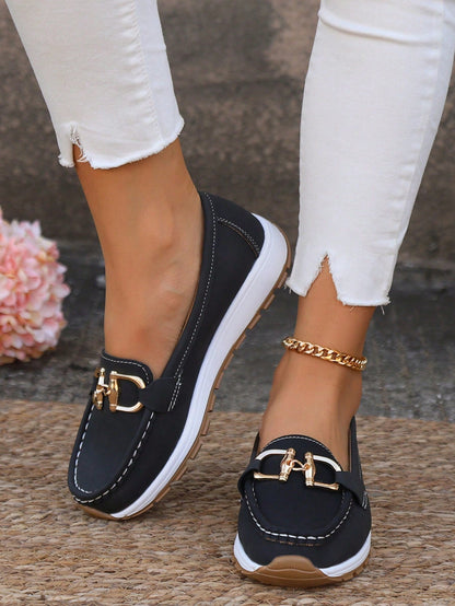 Daniela | Plateau loafers with buckle