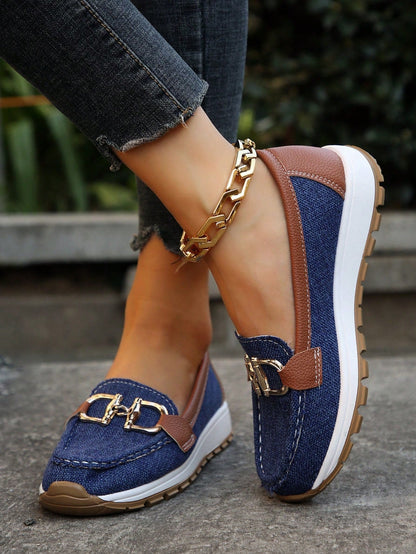 Daniela | Plateau loafers with buckle
