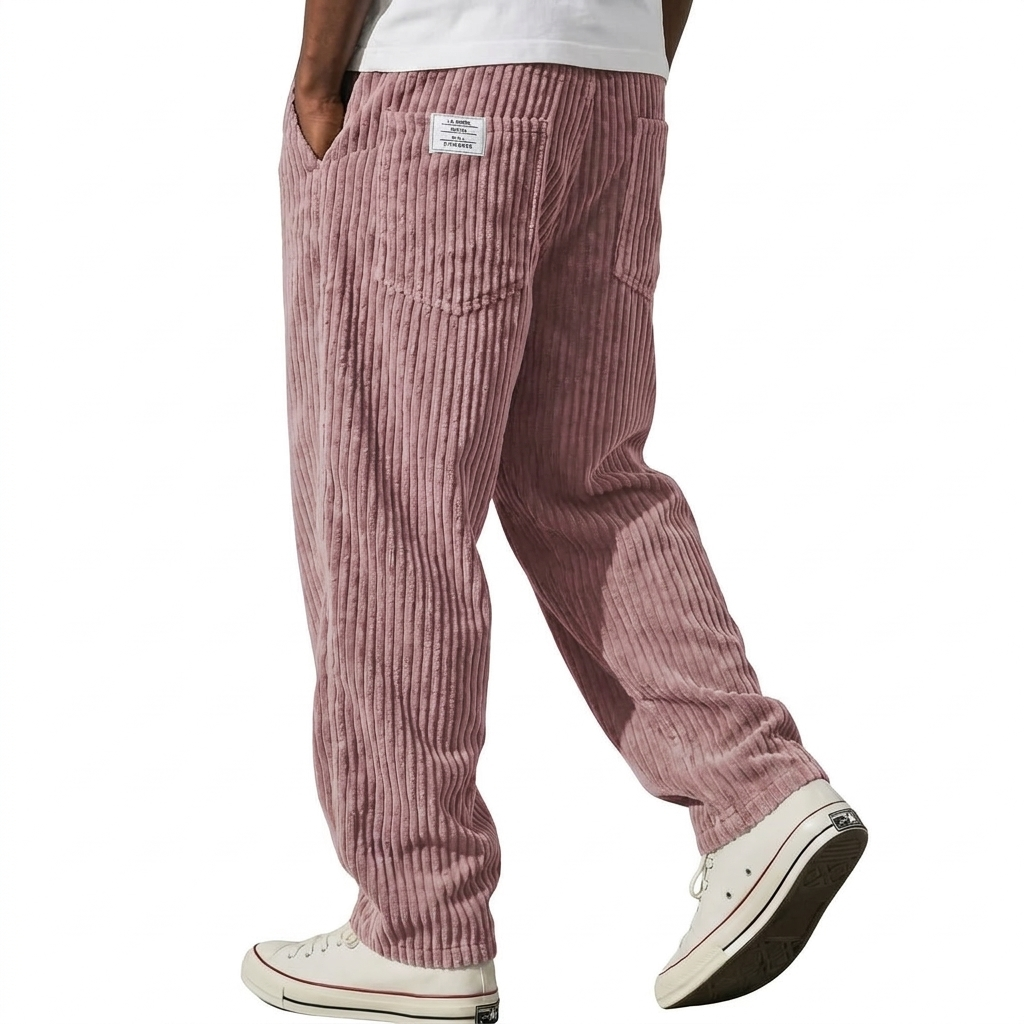Varel | Men's Corduroy Trousers with Elasticated Waist