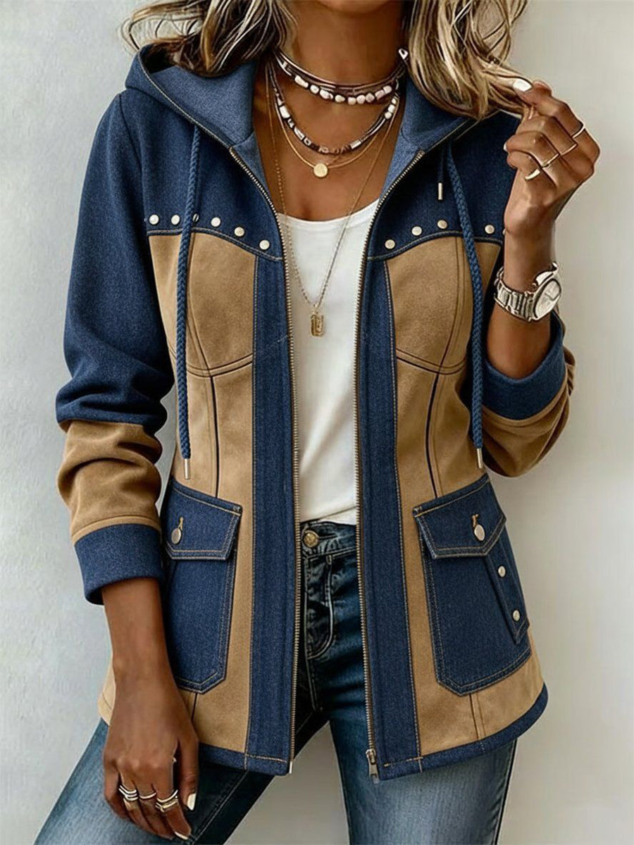 Decla | Véronique Two-Material Hooded Jacket
