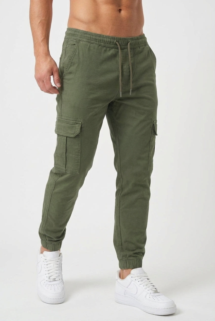 Revley Cargo Jogger - Army Green