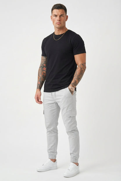 Revley Cargo Jogger - Stone