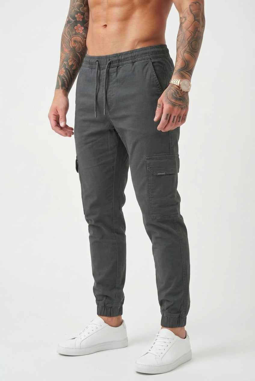 Revley Cargo Jogger - Grey